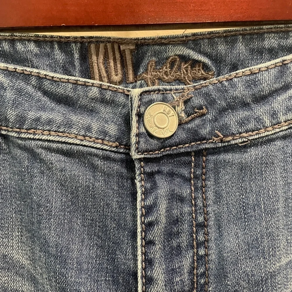 Kut from the Kloth Blue Straight Leg Jeans - Picture 11 of 16